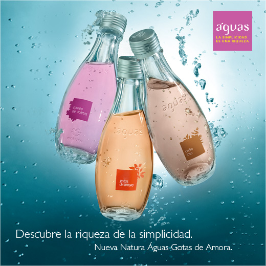 Aguas Natura. Nueva Agua gotas de Amora.