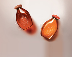 Productos Sève, presentados sobre una mesa