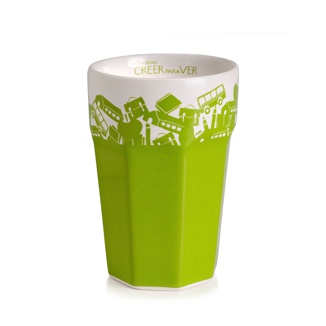 Creer Para Ver - Vaso cerámico coleccionable - Verde