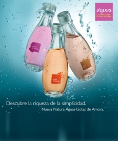 Aguas Natura. Nueva Agua gotas de Amora.